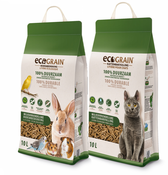 uitbreiden Danser spiegel NIEUW: EcoGrain, dé milieuvriendelijke kattenbakvulling en bodembedekking  voor uw huisdier! - Dierwijzer