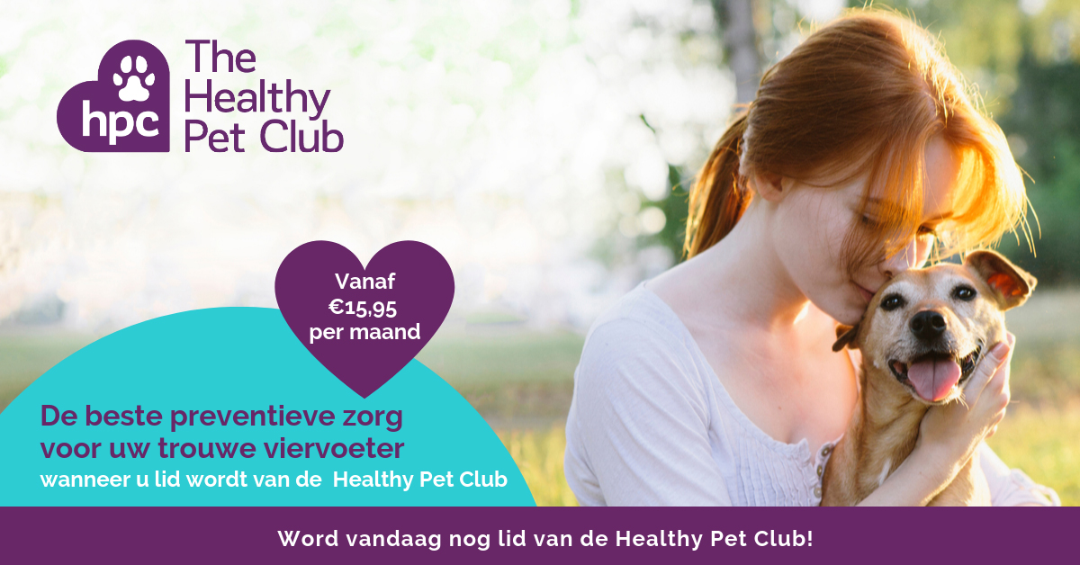 Healthy Pet Club voor u en uw huisdier! Dierwijzer