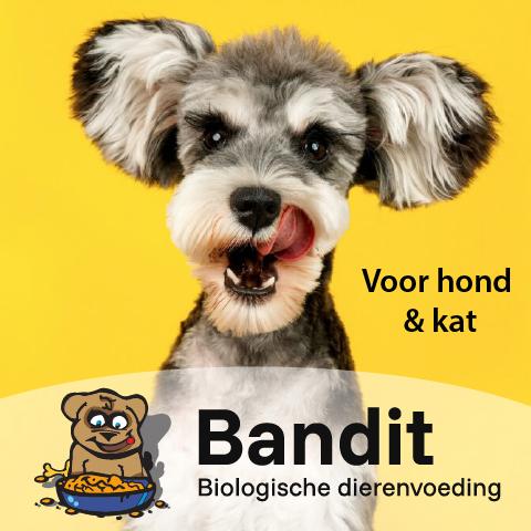 Banner Bandit Biologische Dierenvoeding Dierwijzer